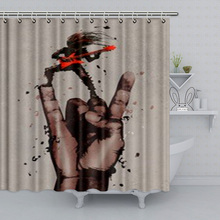 Aplysia-cortina de ducha con diferentes gestos y diferentes personas, con manos grandes, tela de poliéster impermeable con ganchos, 72x72 pulgadas 2024 - compra barato