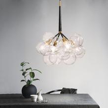 Postmodern minimalist creative living room dandelion chandelier glass ball restaurant cafe creative clothing store chandelier 2024 - buy cheap