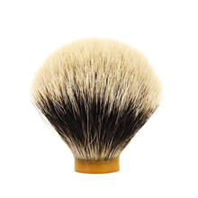 ZY Pure Finest SILVERTIP Badger Hair Shaving Brush Knot For Men Barber Shave Beard DIY Soap Brush 2024 - buy cheap