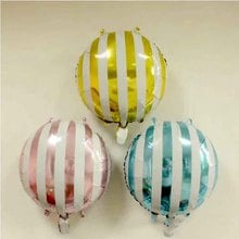 Ynaayu 1pcs 18inch Lovely Candy Helium Balloon Round Pink Yellow Blue Ballons ForWedding Birthday Party Decoration 2024 - buy cheap