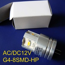 Alta calidad 5630 4W 12V G4 bombillas led, G4 AC/DC12V 5630 4W lámparas, alta potencia 4w G4 lámparas led, G4 12V led envío gratis 2 unids/lote 2024 - compra barato