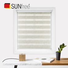 Small Dust Cover Zebra Blinds Made to Measure 100% Polyester Double Layer Day night Blinds Living room Study 2024 - buy cheap