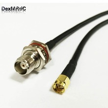 1PC New RG58 Coaxial Cable Pigtail SMA  Male Plug To TNC Female Jack Connector Adapter 1M/2M 2024 - buy cheap