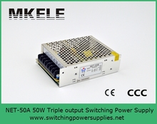 New Series 50w Triple DC Output Switching Power Supply 5V 12V -5V 2024 - buy cheap