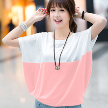 Oversized Bat-wing Sleeve Loose Student T-Shirts Summer Women Korean Tshirts Casual Cotton Short Sleeve Tee Shirt Tops Plus Size 2024 - buy cheap