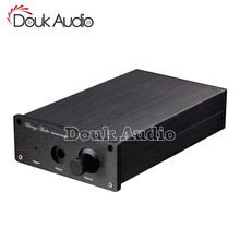 Douk Audio-Mini caja amplificadora de aluminio, carcasa negra, gabinete de caja DIY 2024 - compra barato