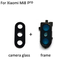 Для Xiaomi Mi 8 pro сзади стеклянные объективы задней камеры + Камера крышка круг Корпус Запчасти для Xiaomi Mi 8 pro 2024 - купить недорого