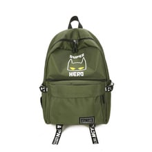 Japanese and Korean Casual Backpack Women Men Fashion Oxford Cartoon Backpack Students School Bag Travel Backpack 2024 - buy cheap