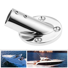 gohantee Stainless Steel Marine Boats Accessories Fit 30 Degree Hand Rail Fittings 7/8" 22mmTube/Pipe Round Tube Base For Yachts 2024 - buy cheap