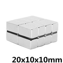 5pcs neodymium magnet 20x10x10 mm Small square block power Strong magnets 20*10*10mm Rare Earth Neodymium Magnet 20x10x10 2024 - buy cheap