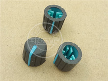 3pcs rubber knob cap 15MM * 14MM for Half - axis potentiometer / 180 degree / gray body / blue bar 2024 - buy cheap