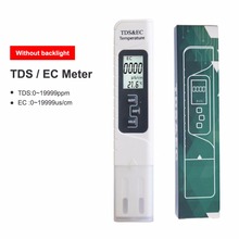 yieryi  3 IN 1 Water Quality Tester EC TDS PPM Temperature Meter LCD Conductivity Detection Pen Digital Portable Filter Tool 2024 - buy cheap