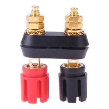 New Hot Quality Banana plugs Couple Terminals Red Black Connector Amplifier Terminal Binding Post Banana Speaker Plug Jack Tools 2024 - buy cheap