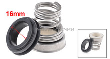 Water Pump Single Helical Spring Ceramic Base 16mm Dia Mechanical Seal 2pcs 2024 - buy cheap