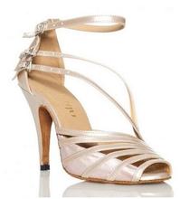 New High Quality Black Grey White Silver Women Girl Salsa Ballroom Dance Latin Shoes 2024 - buy cheap