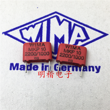WIMA-condensador de paso MKP10, 1000V, 0,0022 UF, 222, 2200PF, 10mm, 20 piezas/50 Uds., envío gratis 2024 - compra barato
