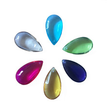 Wholesale Price, Free Shipping 120pcs/Lot 38mm Crystal Tear Drop Pendant For Chandelier / Curtain Parts,Crystal Chandelier Parts 2024 - buy cheap