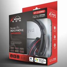 Free Shipping KENIK koniycoi KT-2100MV Stereo HEADPHONE computer wearing a headset manufacturers super bass with mic microphone 2024 - buy cheap