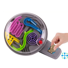 Quebra-cabeça 3d de labirinto para crianças, bola mágica esférica com controle educacional e labirinto, brinquedos para crianças 2024 - compre barato