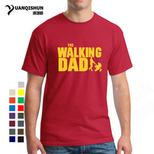 The Walking Dad Fathers Day Gift Men's Funny T-Shirt T Shirt Men Boutique 16 Colors Short Sleeve Cotton Tops Tee Novelty Hombre 2024 - buy cheap