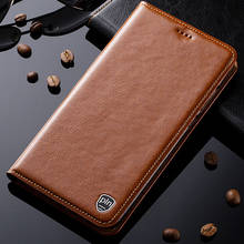 For Huawei Honor 9 Case Genuine Leather Stand Flip Magnetic Mobile Phone Cover + Free Gift 2024 - buy cheap