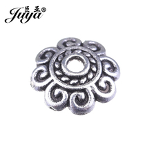 JUYA-Tapas de cuentas de Metal para joyería, accesorios de joyería, 2,5x8,3mm, 100 unids/lote 2024 - compra barato