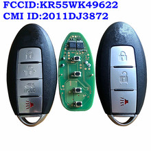 New Keyless Fob Smart Key Prox For Nissan Altima Maxima Murano 07-14 KR55WK48903 KR55WK49622 Car Smart Remote Key 315Mhz 2024 - buy cheap