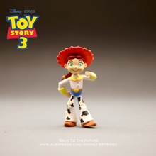 Миниатюрная кукла Джесси из «Истории игрушек 3» Disney, экшн-фигурка Q Version 5 см из ПВХ, аниме украшение, коллекционная фигурка, Игрушечная модель для детей 2024 - купить недорого