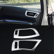 Frame Interior Trim Chrome Air Conditioning L/R Outlet Cover ABS car stickers Car Accessories For Toyota Alphard Vellfire 16-18 2024 - buy cheap