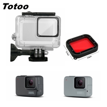 2018 New Hero7 45m Waterproof Case Housing For Gopro Hero 7 Silver & White Underwater Protection Shell Box Go pro Accessories 2024 - buy cheap