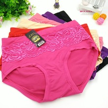 10Pcs/lot ropa interior femenina Milk Silk Lace  Underwears Women Panties Plus Size XXXL High waist lingerie women's briefs 2024 - buy cheap