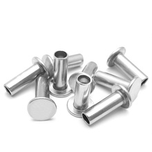 Rebite semi-tubular de aço inoxidável m3 304, rebite oco de cabeça plana com 12 ~ 30mm de comprimento, 30 peças 2024 - compre barato