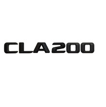 Matt Black " CLA 200 " Car Trunk Rear Letters Word Badge Emblem Letter Decal Sticker for Mercedes Benz CLA Class CLA200 2024 - buy cheap