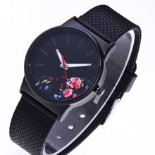 Fashion Brand Women's Watch Female Luxury Quartz Wristwatches Girl Picture Design Silicone Band Analog Alloy Quartz Wrist   F1 2024 - buy cheap
