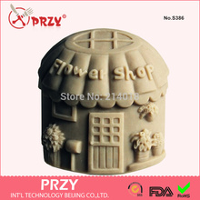 Freeshipping Flower Workshop  Soap  mold & fondant Cake decoration mold High-quality Handmade soap mold  No.S386 2024 - buy cheap