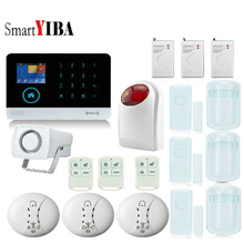 SmartYIBA-sistema de alarma de seguridad para el hogar, 3G, WIFI, control remoto, tarjeta RFID, alarma inalámbrica, cámara de vigilancia, Detector de movimiento 2024 - compra barato