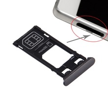 Bandeja do Cartão SIM + Micro SD Card Tray + Plugue Poeira Porta Slot Para Cartão para Sony Xperia X 2024 - compre barato