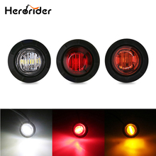 3 LED Side Marker Trailer Bullet Light Waterproof Clearance Indicator Lamp for Truck Trailer Caravan Car Styling 2024 - buy cheap