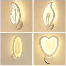 Simple modern creative bedside lamp bedroom living room hotel aisle Nordic LED acrylic wall small wall lamp 2024 - buy cheap