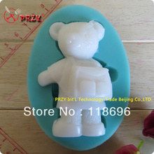 New style cartoon bear hot sale chocolate silicon mold fondant Cake decoration mold 2024 - buy cheap