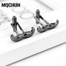 MOCHUN Fashion Jewelry Accessories French interest Modelling Mustache Cufflinks Men's Shirt Cuff links -40 2024 - buy cheap