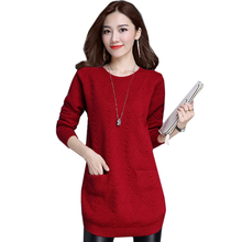 New Autumn Winter Women Sweaters Knit Pullover Solid Color O-neck Long-sleeved Sweaters Fashion Loose Knit Pullover Women RE2512 2024 - buy cheap