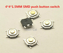 1000PCS 4*4*1.5mm 4x4x1.5mm SMD push button switch microswitch Tact Switch 2024 - buy cheap