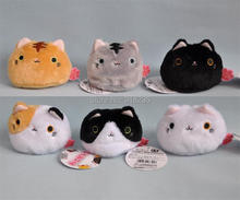 5/Lot 6pcs/set Neko Atsume Cat Backyard Cat 3.5" Meow Collection Dango Mochi Plush Doll Stuffed Toys 2024 - buy cheap