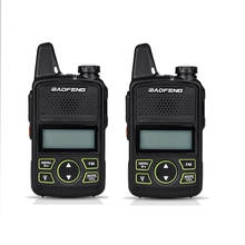 BaoFeng BF-T1 MINI Two Way Radio UHF 400-470mhz 20CH Portable Walkie Talkie Ham FM Radio Transceiver Interphone Original 2PCS 2024 - buy cheap