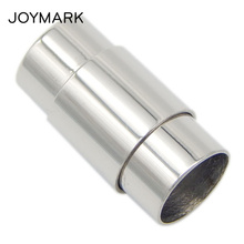 Broches magnéticos de acero inoxidable con forma de barril de 8mm, para pulseras de cuero DIY, collares, fabricación de joyas, BXGC-097 2024 - compra barato