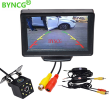 2.4GH Car Wireless Rear View Camera with Monitor Vehicle TFT with IPS 4.3 inch Video System  Parking Reverse Backup 2024 - buy cheap