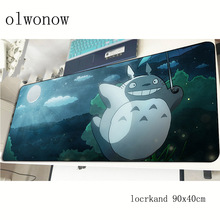 Alfombrilla de ratón Totoro de 90x40cm para gaming, alfombrilla de ratón de dibujos animados para ordenador de mesa, alfombrilla grande 2024 - compra barato