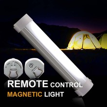Ir luz de acampamento com controle remoto, luz led portátil recarregável usb forte com luz magnética para barraca de camping e pesca