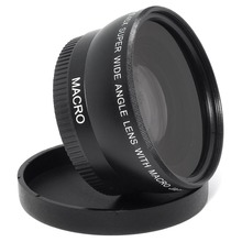 Lightdow 55MM 0.45x Wide Angle Lens + Macro Lens for Sony Alpha A77 A280 A290 A380 A390 A580 A590 DSLR Camera Free Shipping 2024 - buy cheap